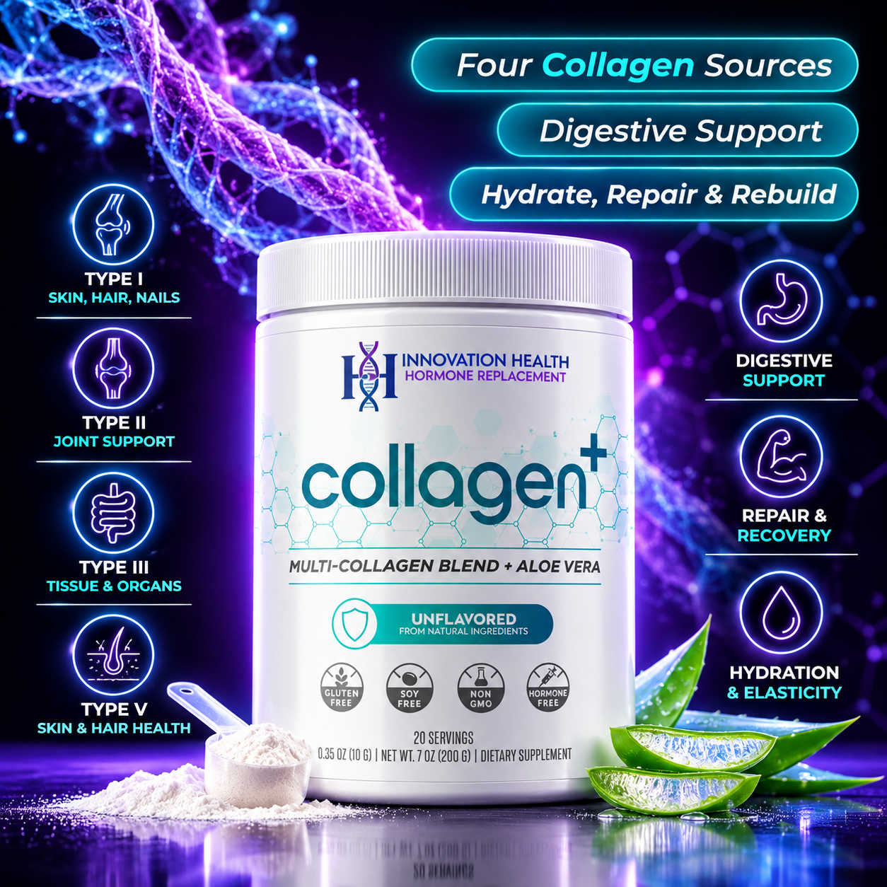 9 Collagen+ Science Supplement